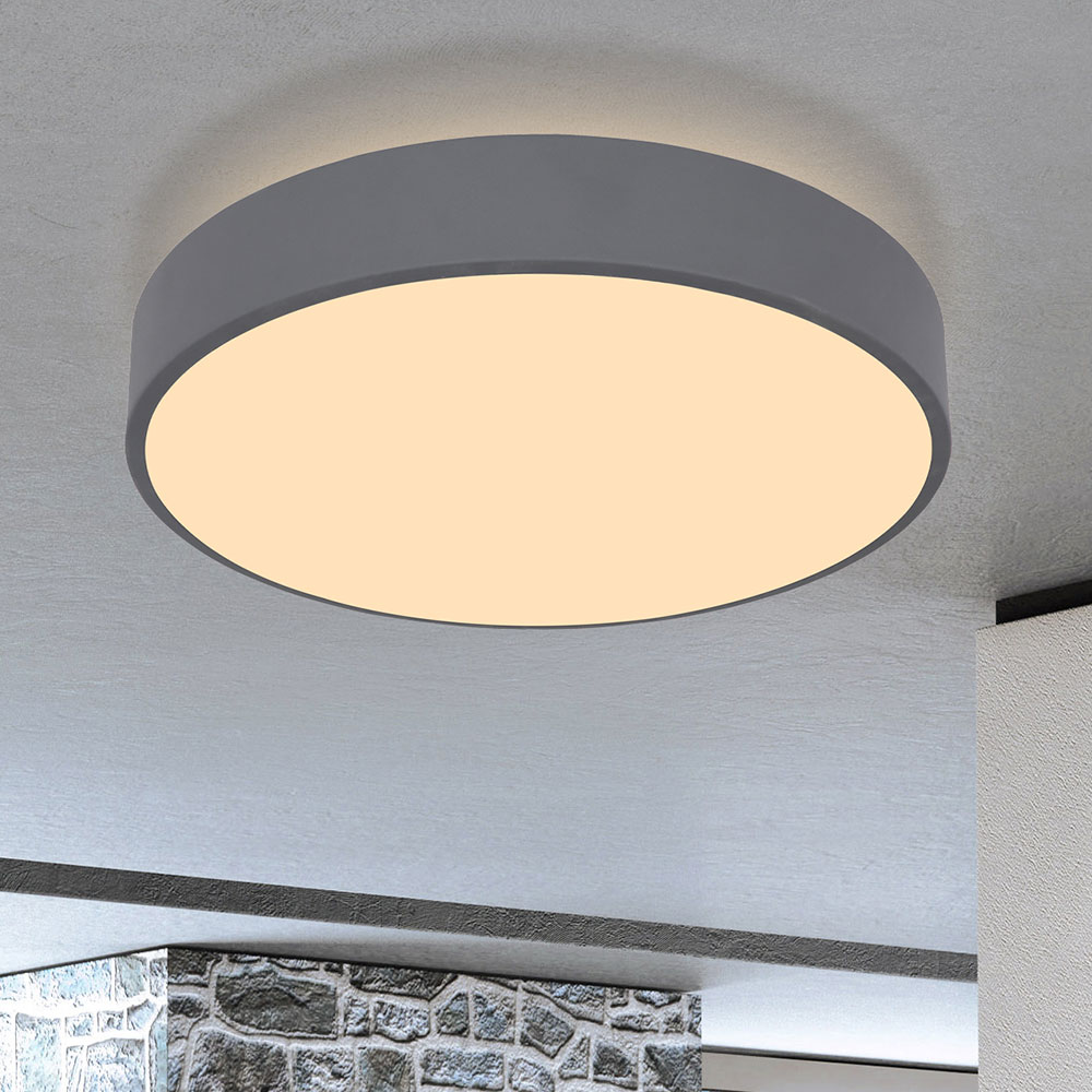 LED Deckenleuchte KORFU 40 Cm – Mit Fernbedienung, Lichtfarbe & Helligkeit Verstellbar, RGB-Rand