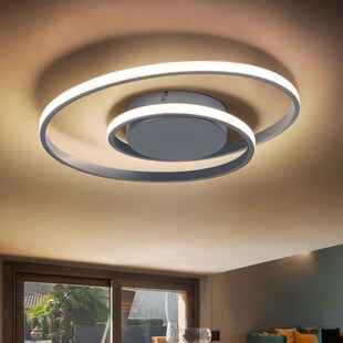 LED Deckenleuchte, Ring Design, dimmbar, 39 cm 