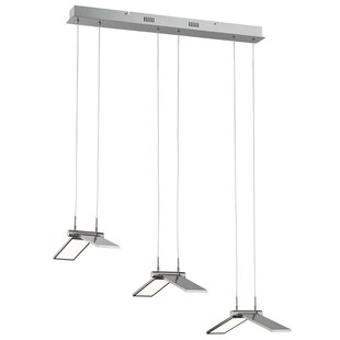 LED Pendelleuchte, Spots klappbar, L 70,5 cm 