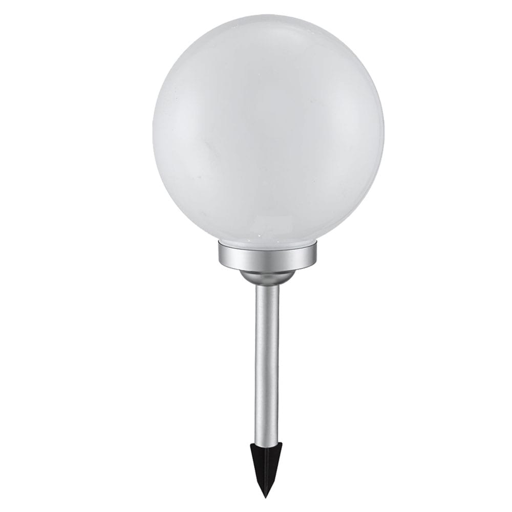 LED Solarleuchte, Kugel, wei&szlig;, D 30 cm 