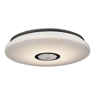 LED Deckenleuchte, Diamondeffekt, Dimmbar, D 59 cm 
