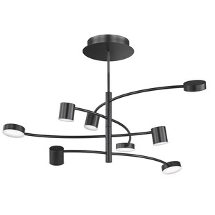 LED Deckenlampe, Metall, 8 Flammig, LxB 100cm, WARIS 