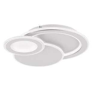 LED Deckenleuchte, Fernbedienung, dimmbar, CCT, L 49 cm 