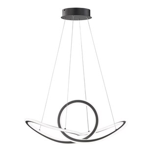 LED Pendelleuchte weiß, Fernbedienung, CCT, H 150cm, MADISON 