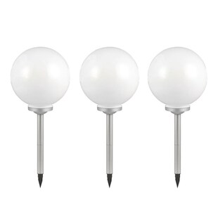 3er Set Gartenleuchten mit IP44 Schutzgrad 