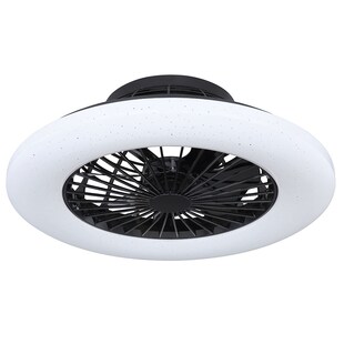 LED Deckenventilator, Fernbedienung, Sterneneffekt, 50 cm 