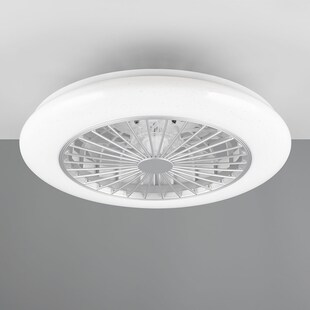 LED Deckenventilator, Sterneneffekt, Fernbedienung, D 50 cm 
