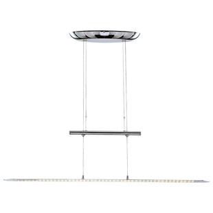 Moderne LED Hängeleuchte aus Chrom TELESTO 