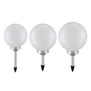 3er Set LED Solar Kugeln in verschiedenen Größen 