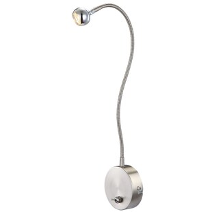LED Wandlampe in nickel matt, satiniert Globo SERPENT 24109W 