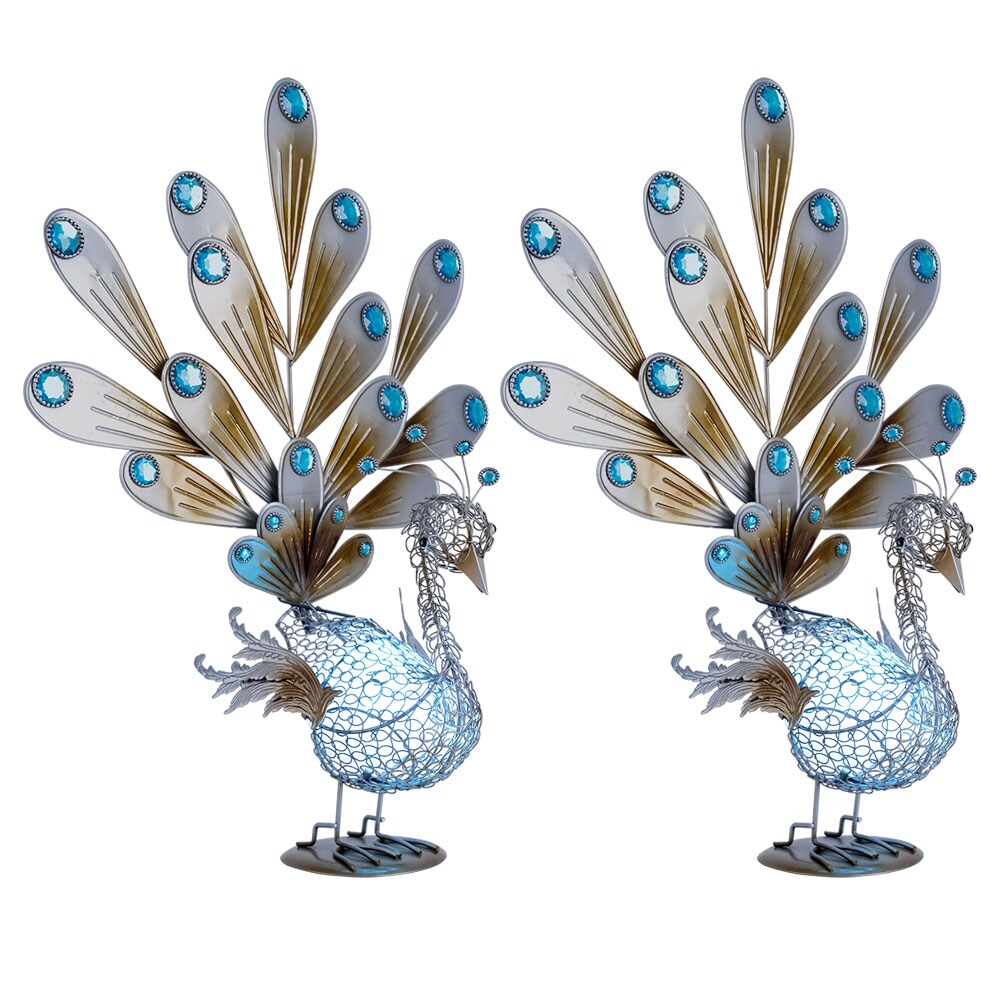 Elegantes 2er Set LED-Solarleuchten mit IP44 Schutzart 