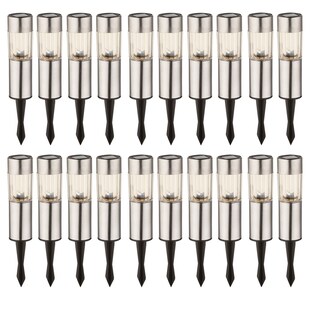 20 LED Edelstahl Solarlampen für den Außenbereich 