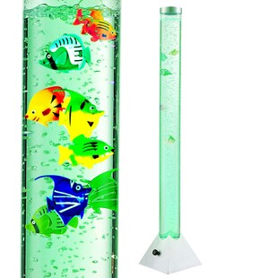 LED Wassersäule mit Deko-Fischen für Ihren Wohnraum 