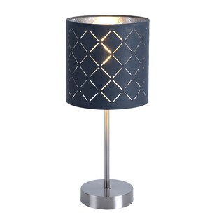 Tischleuchte aus Textil in grau für Ihren Wohnraum KIDAL 