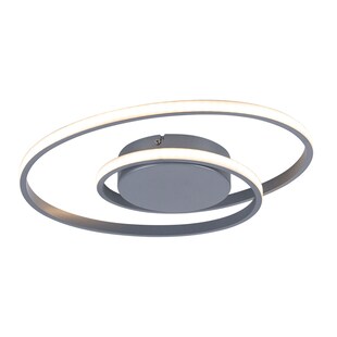 LED Deckenleuchte, Ring Design, dimmbar, 39 cm, ZIBAL 