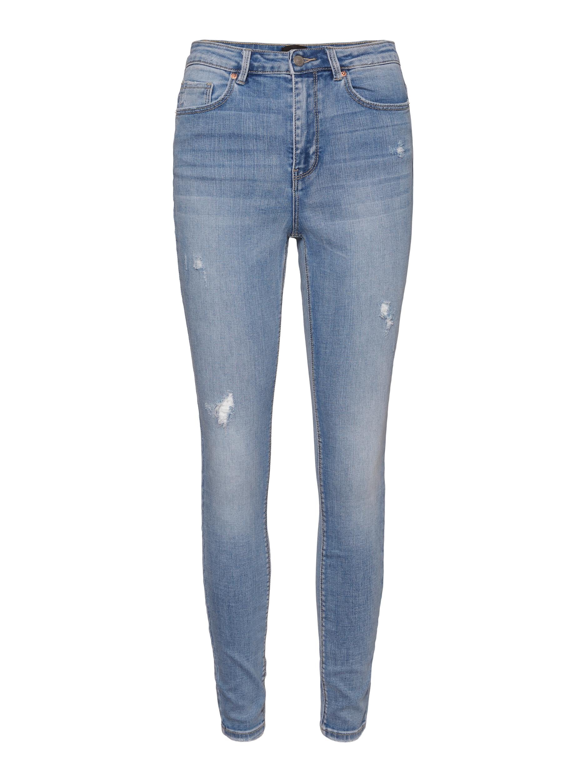 VERO MODA Skinny Jeans 'Sophia' Light Blue Denim, Unifarben, Blau - Gr. M x 30 