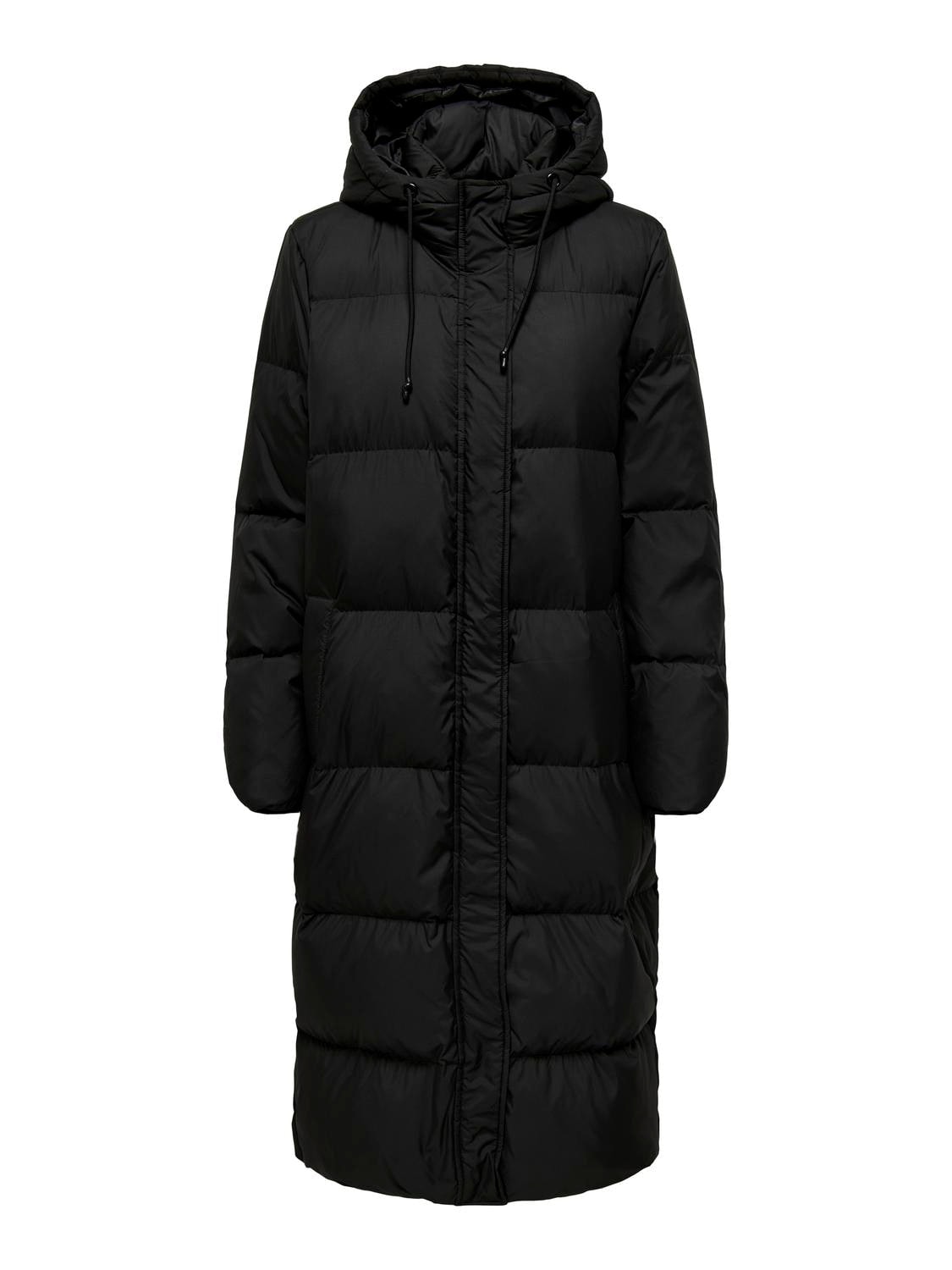 ONLY Steppmantel 'ONLALICE DOWN COAT OTW NOOS' Black, Unifarben, Schwarz - Gr. M 