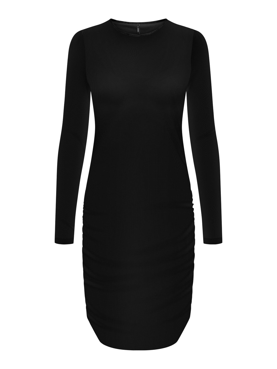 ONLY Minikleid 'ONLERICA LIFE L/S SHORT DRESS JRS' Black, Unifarben, Schwarz - Gr. XS 