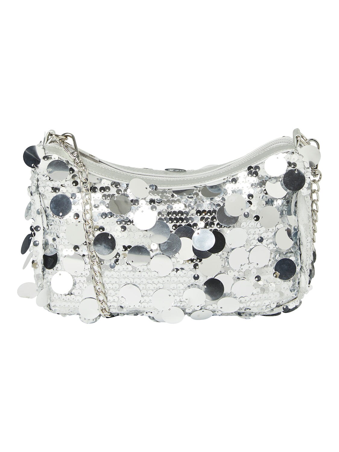 VERO MODA Umh&auml;ngetasche 'VMCALLIE CROSS OVER' Silver Colour, Unifarben, Silber - Gr. One Size 