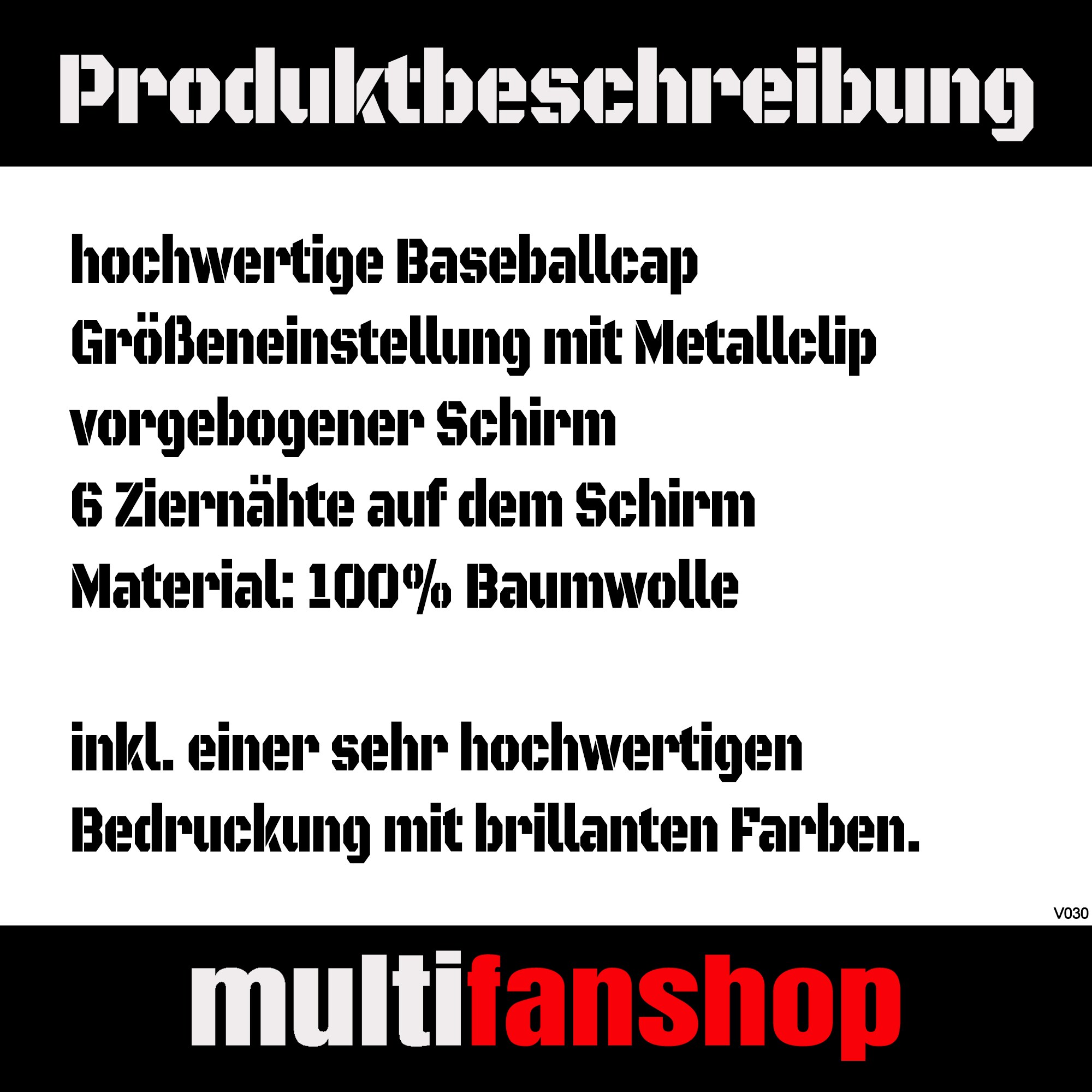 multifanshop Baseballcap - Australien - Herzschlag - Druck blau - M&uuml;tze 