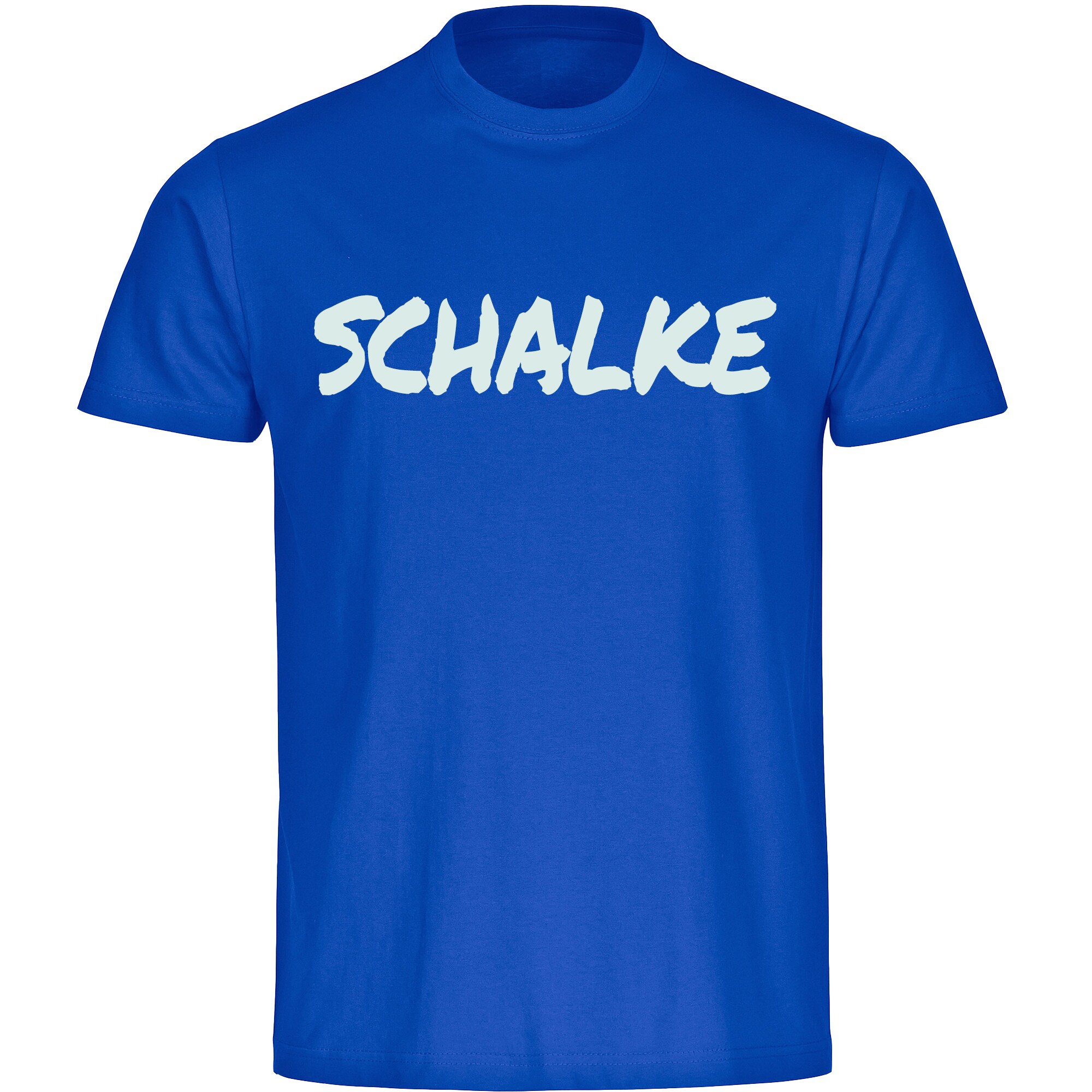 multifanshop Kinder T-Shirt - Schalke - Textmarker - Druck wei&szlig; - Kind 