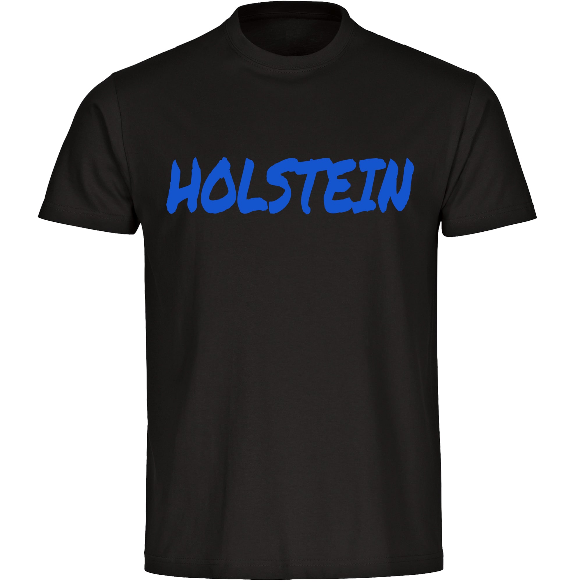 multifanshop Herren T-Shirt - Holstein - Textmarker - Druck blau - M&auml;nner 