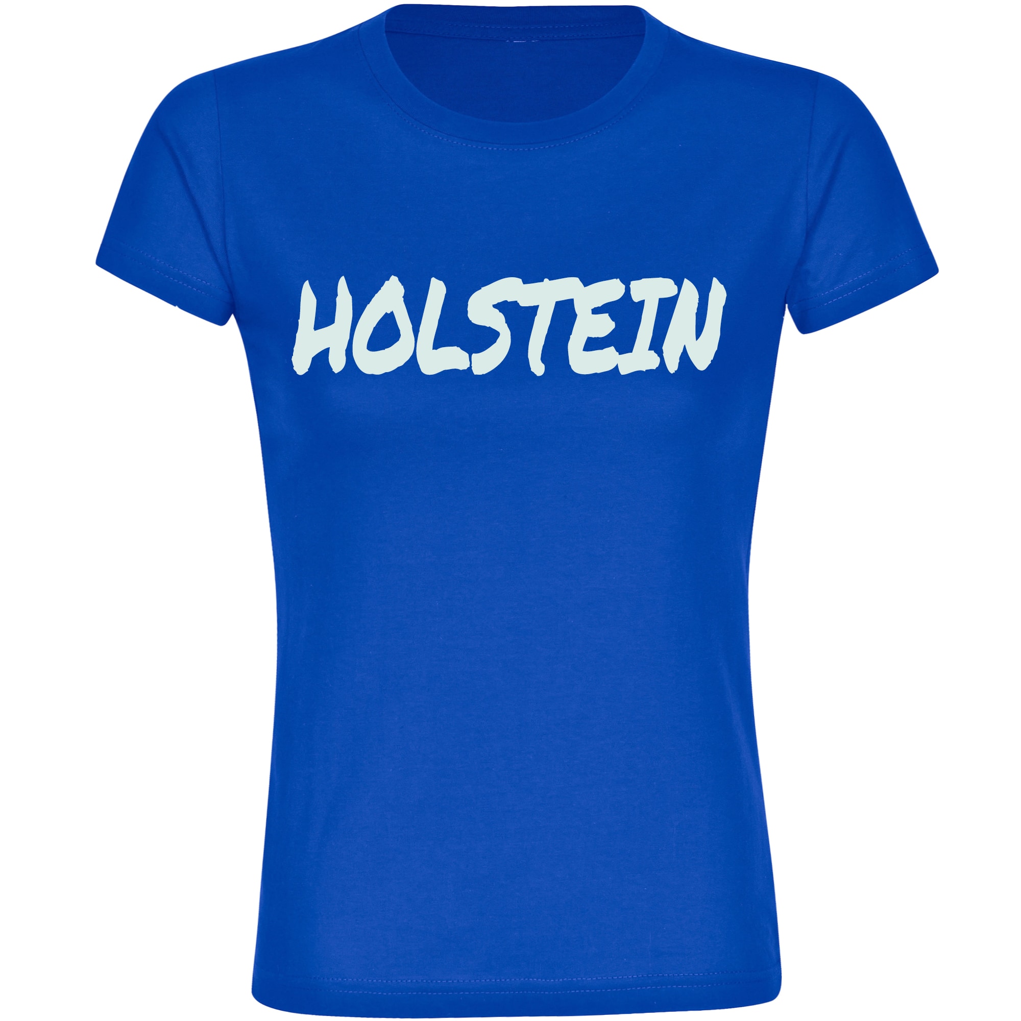 multifanshop Damen T-Shirt - Holstein - Textmarker - Druck wei&szlig; - Frauen 