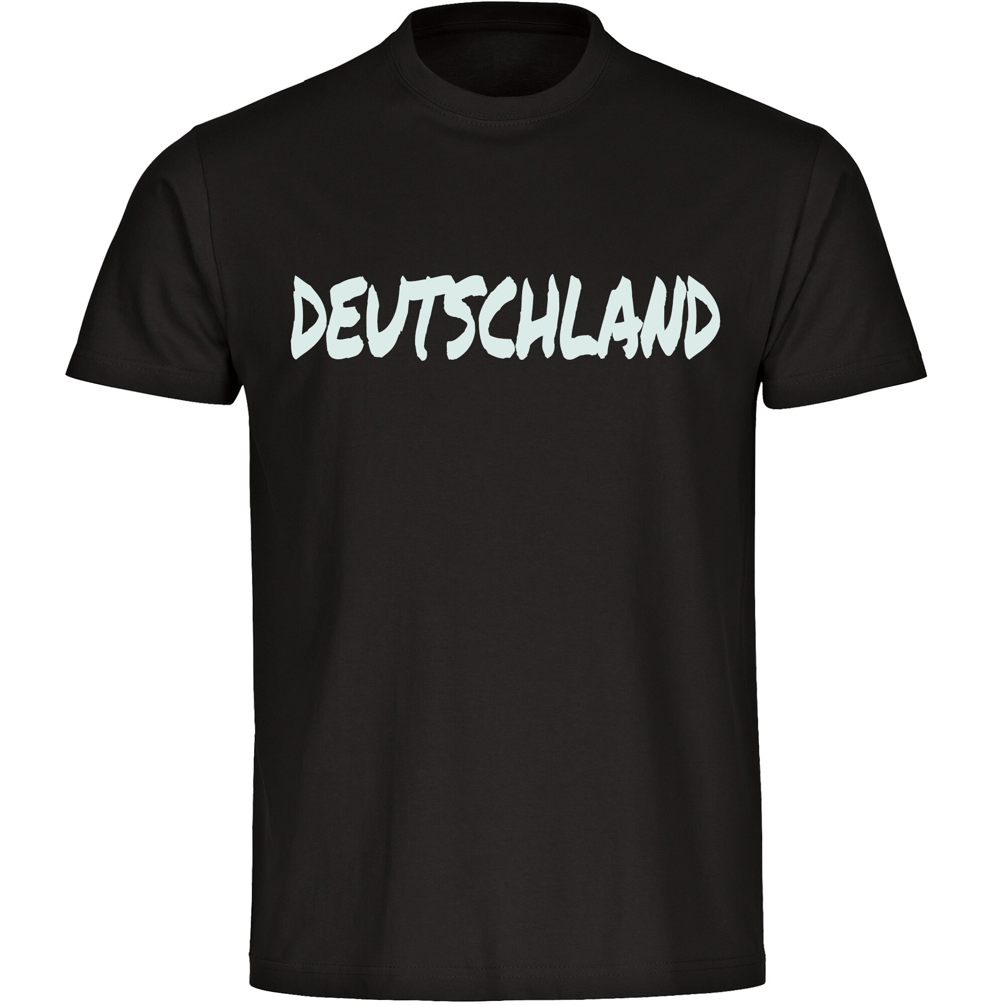 multifanshop Herren T-Shirt - Deutschland - Textmarker - Druck wei&szlig; - M&auml;nner 