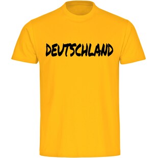 multifanshop Herren T-Shirt - Deutschland - Textmarker - Druck schwarz - Männer 