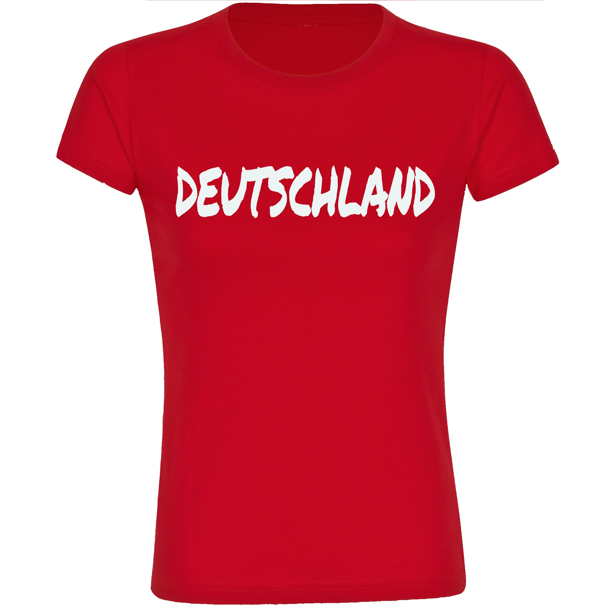 multifanshop Damen T-Shirt - Deutschland - Textmarker - Druck wei&szlig; - Frauen 