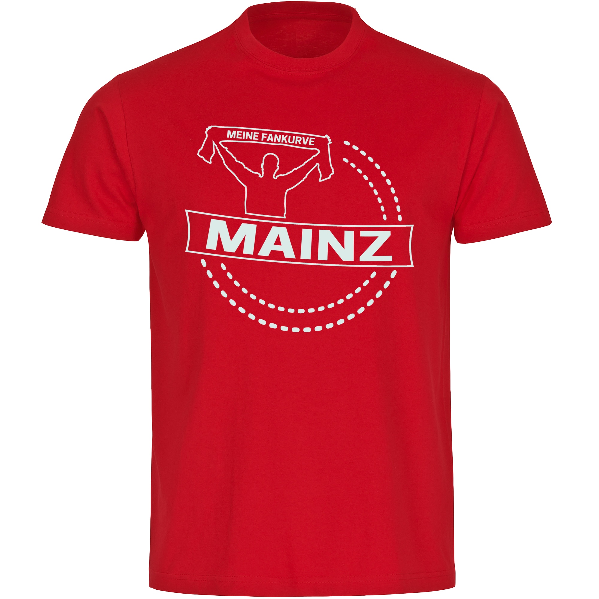 multifanshop Kinder T-Shirt - Mainz - Meine Fankurve - Druck wei&szlig; - Kind 