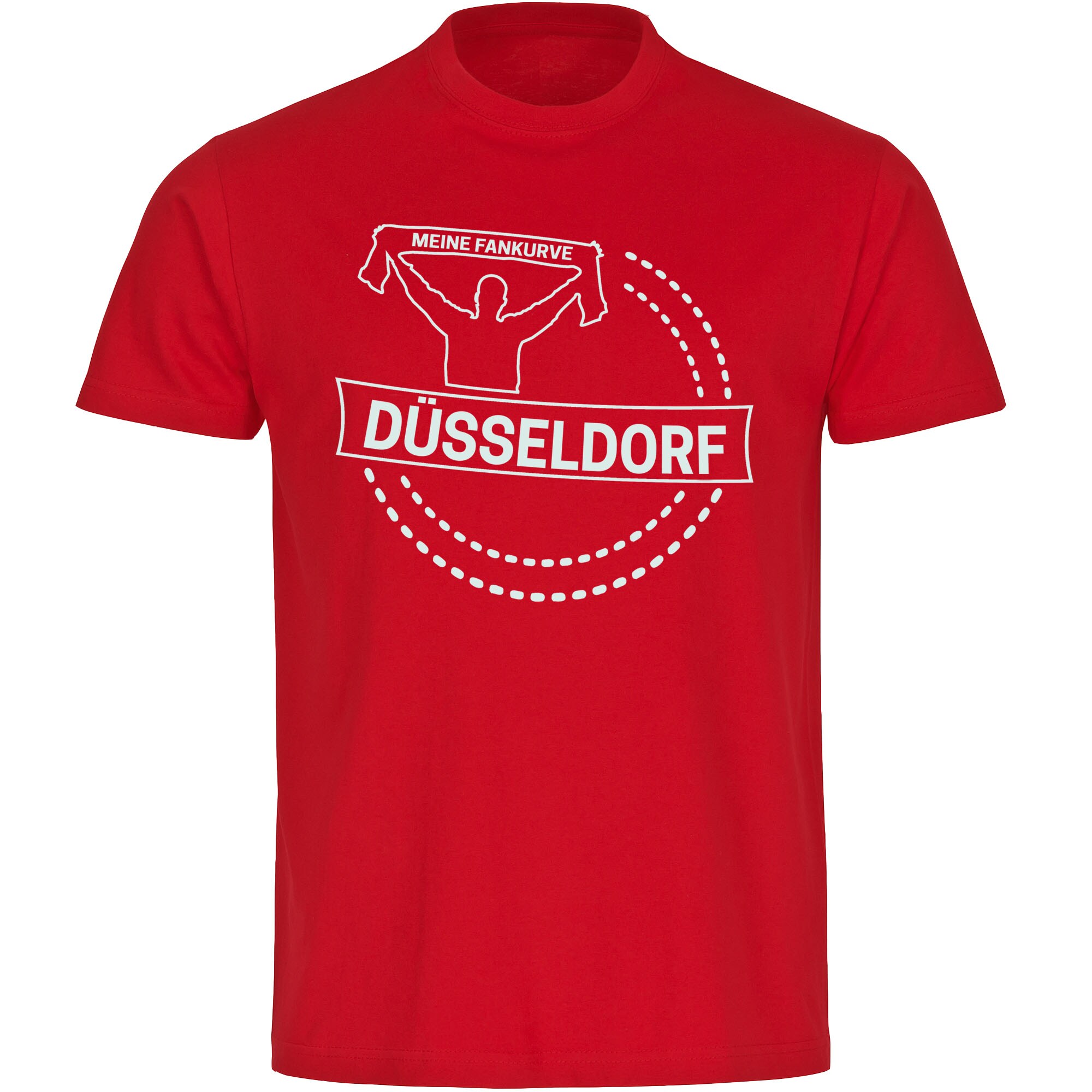 multifanshop Kinder T-Shirt - D&uuml;sseldorf - Meine Fankurve - Druck wei&szlig; - Kind 