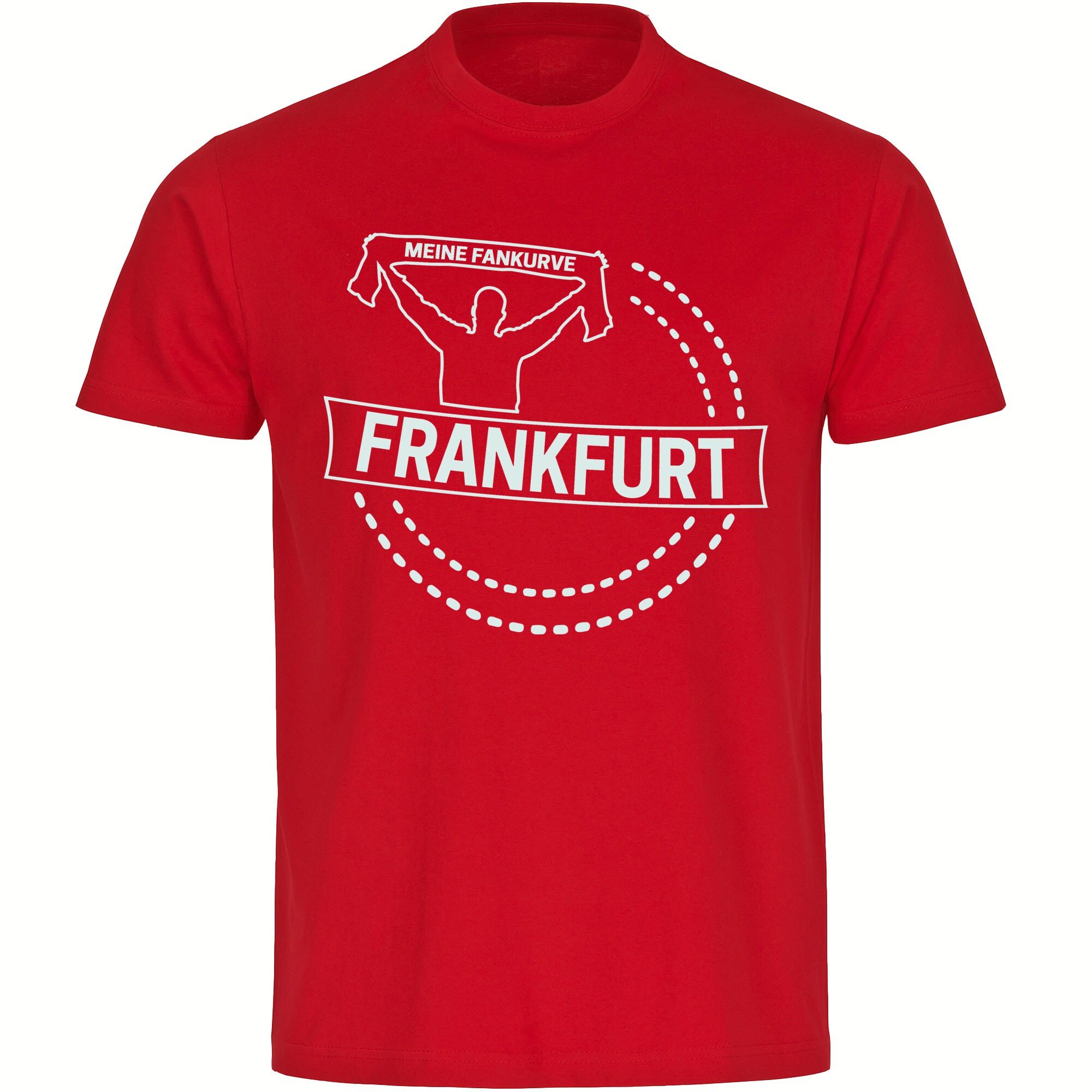 multifanshop Kinder T-Shirt - Frankfurt - Meine Fankurve - Druck wei&szlig; - Kind 