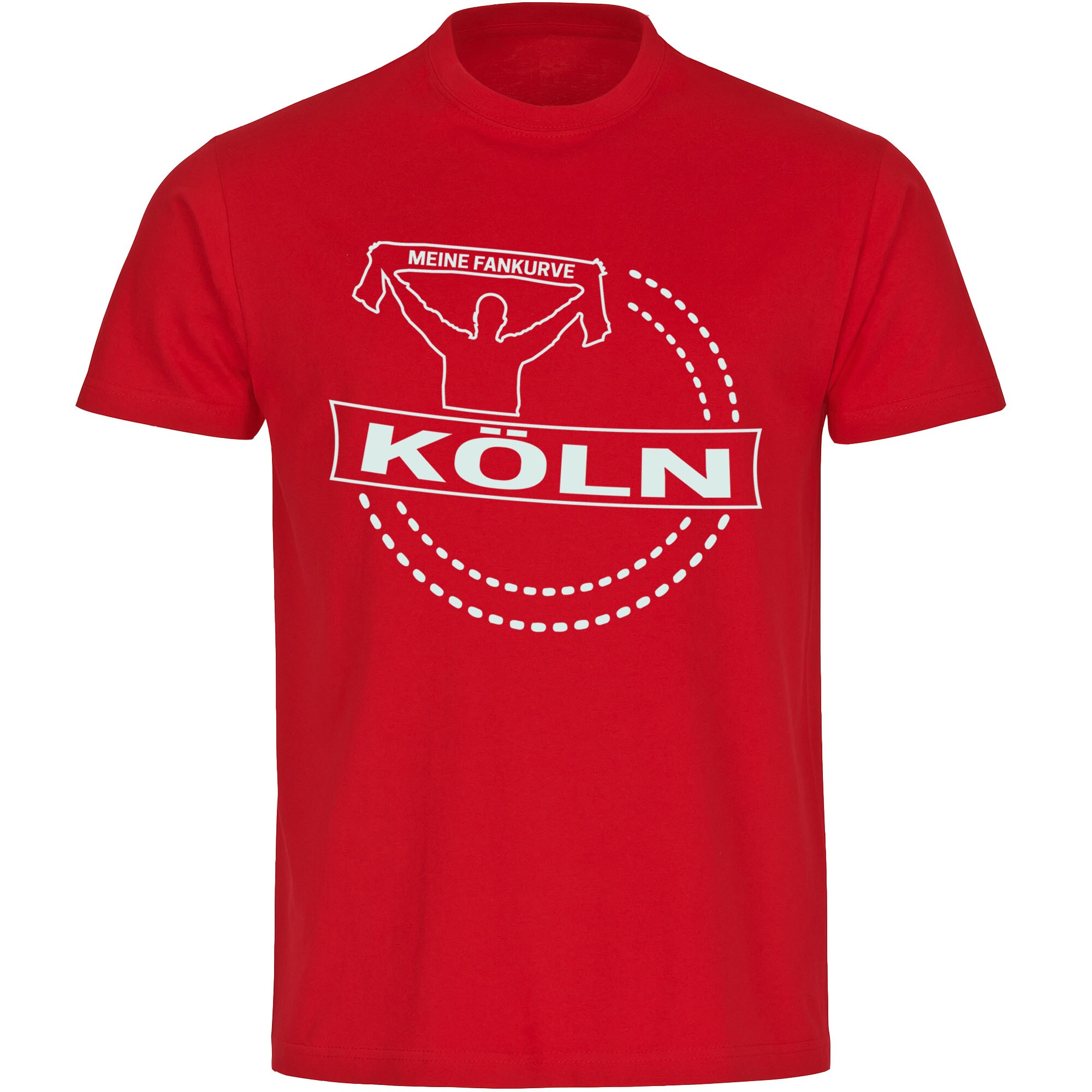 multifanshop Kinder T-Shirt - K&ouml;ln - Meine Fankurve - Druck wei&szlig; - Kind 