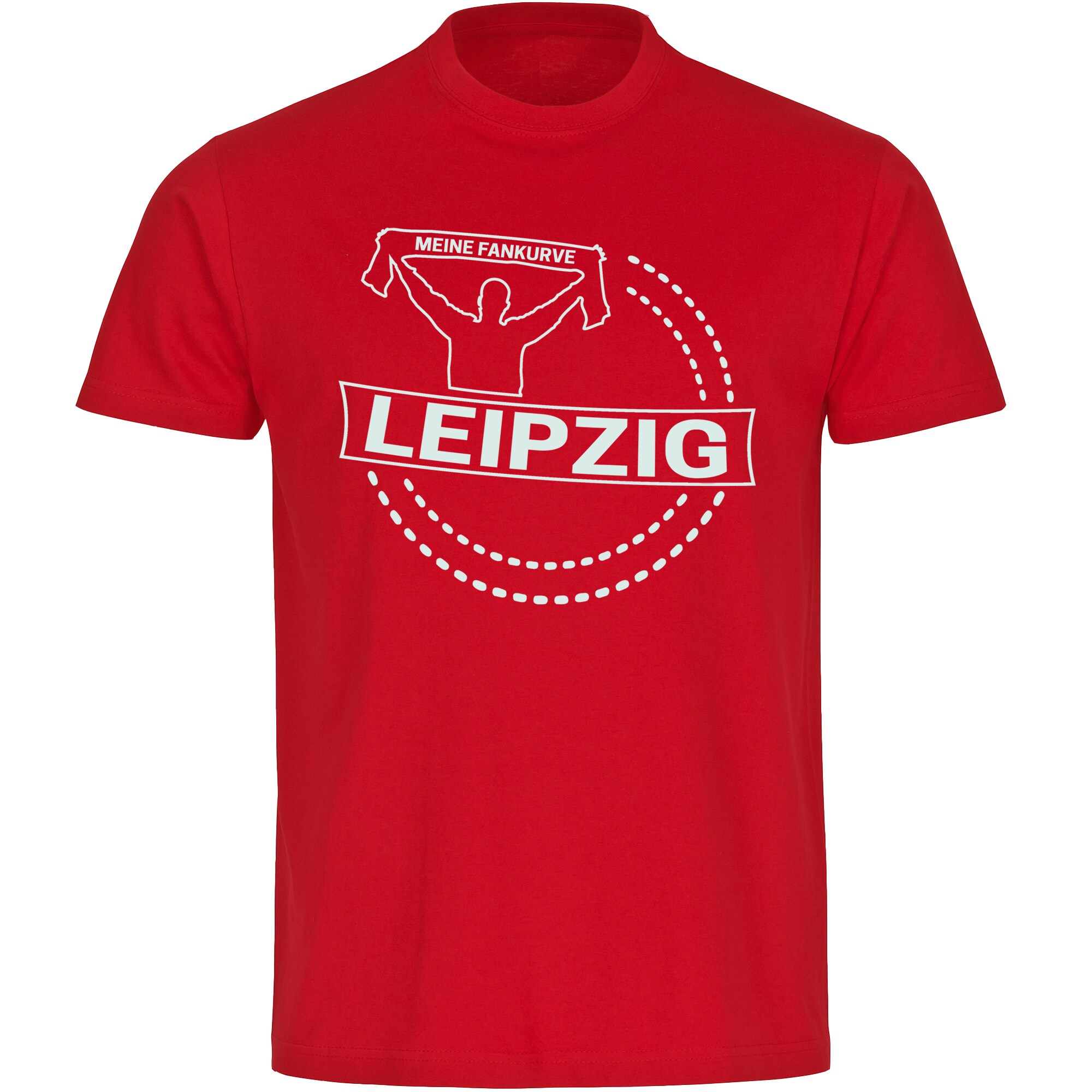 multifanshop Kinder T-Shirt - Leipzig - Meine Fankurve - Druck wei&szlig; - Kind 