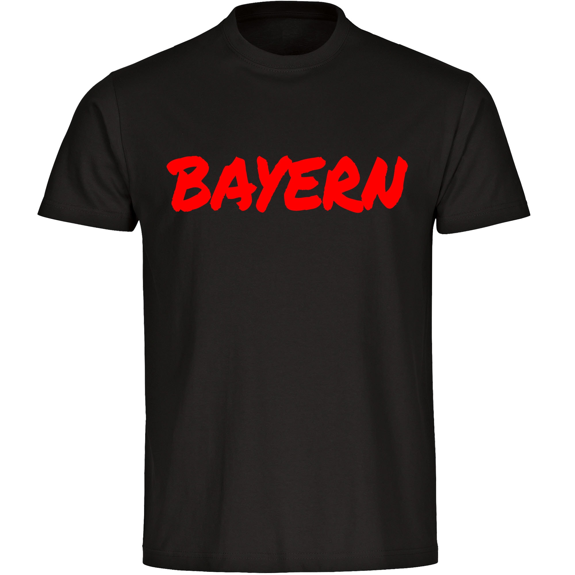 multifanshop Herren T-Shirt - Bayern - Textmarker - Druck rot - M&auml;nner 