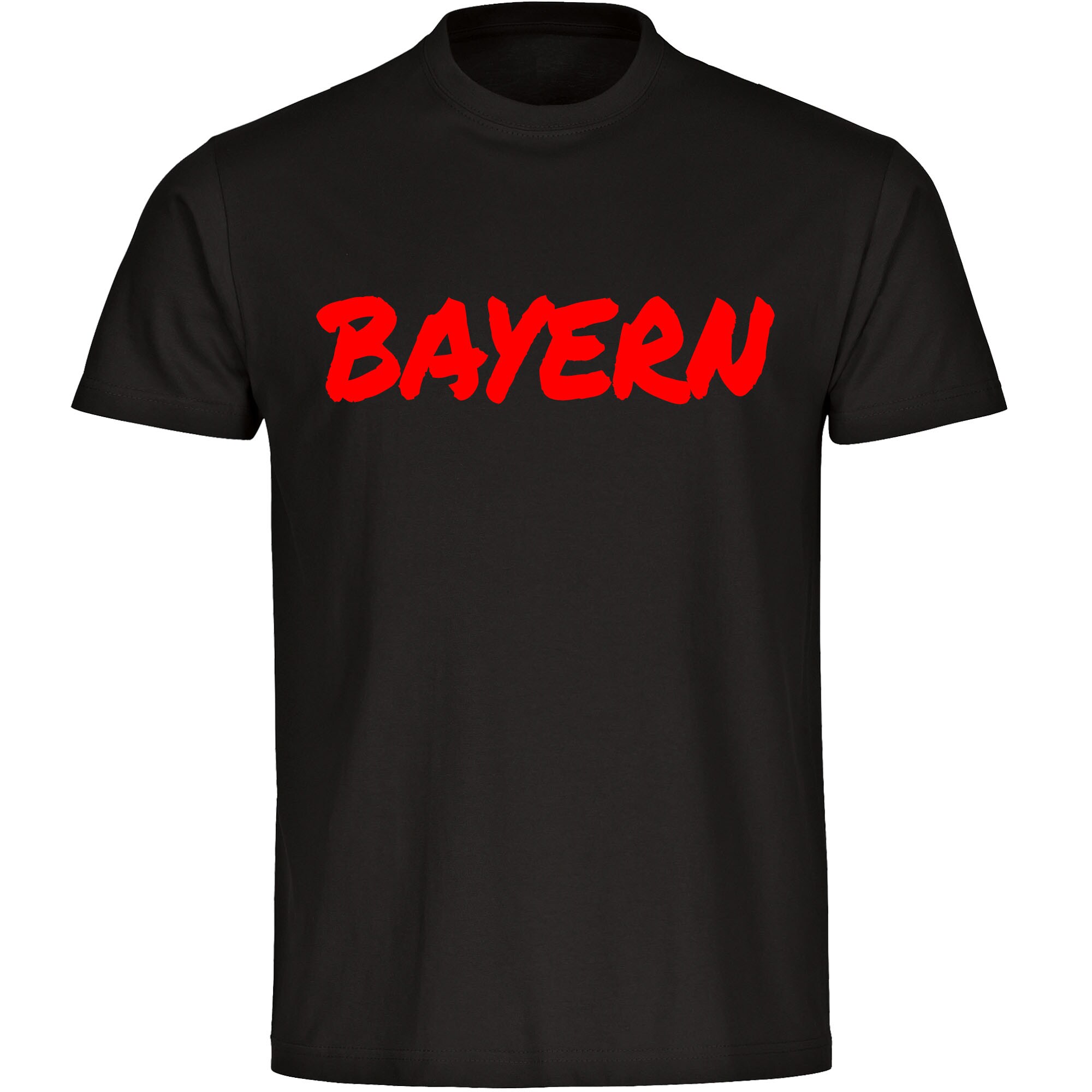 multifanshop Herren T-Shirt - Bayern - Textmarker - Druck rot - M&auml;nner 