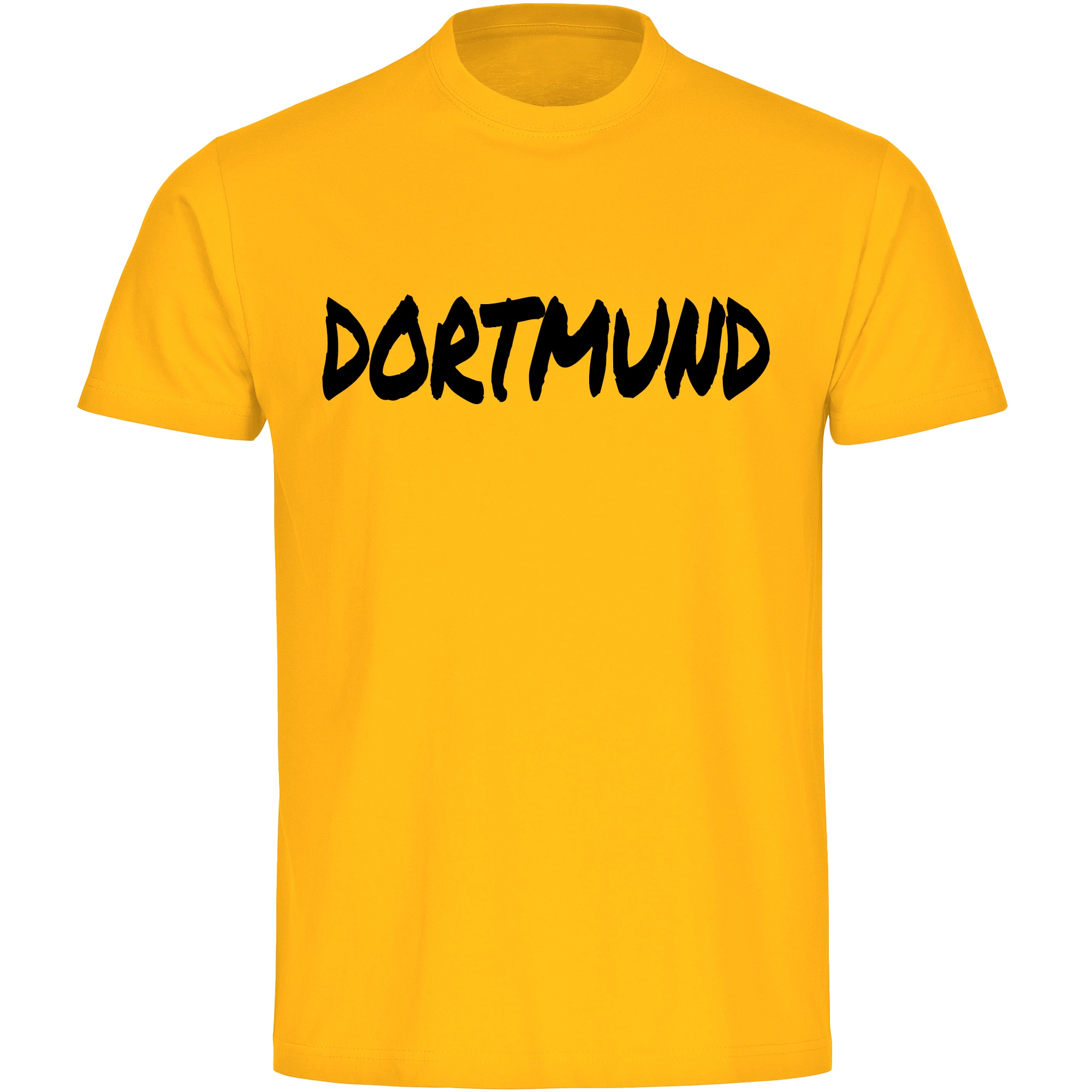 multifanshop Herren T-Shirt - Dortmund - Textmarker - Druck schwarz - M&auml;nner 