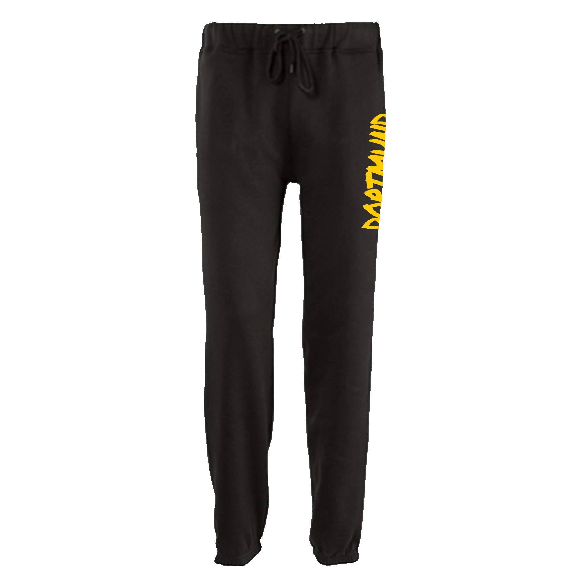 multifanshop Jogginghose - Dortmund - Textmarker - Druck gelb - Trainingshose 