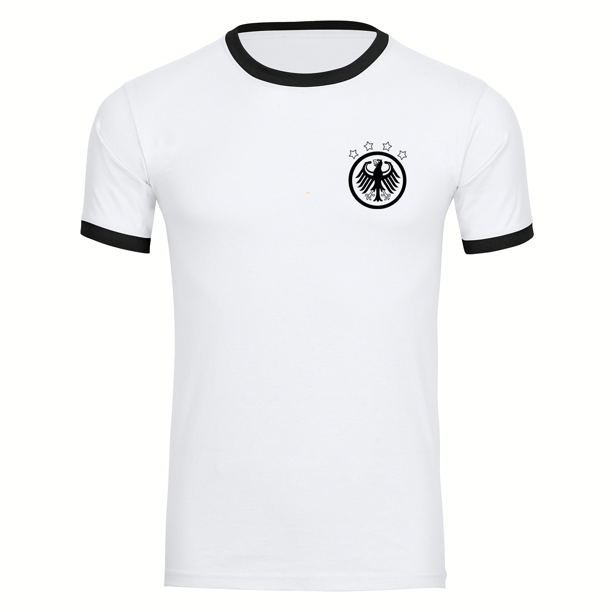 multifanshop Kontrast T-Shirt - Germany - Adler Retro - Druck schwarz - M&auml;nner 