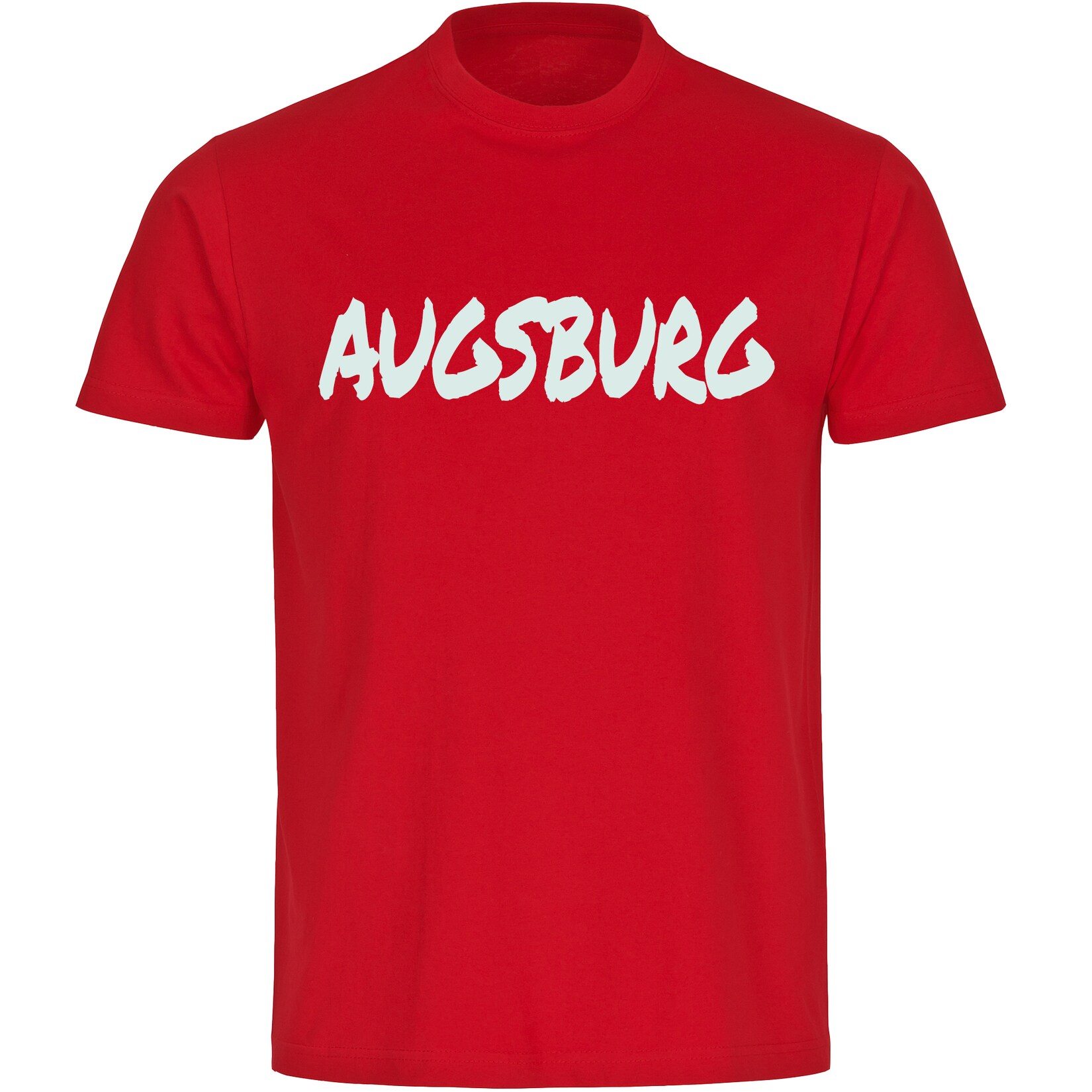 Herren T-Shirt - Augsburg - Textmarker - Druck weiß - Männer