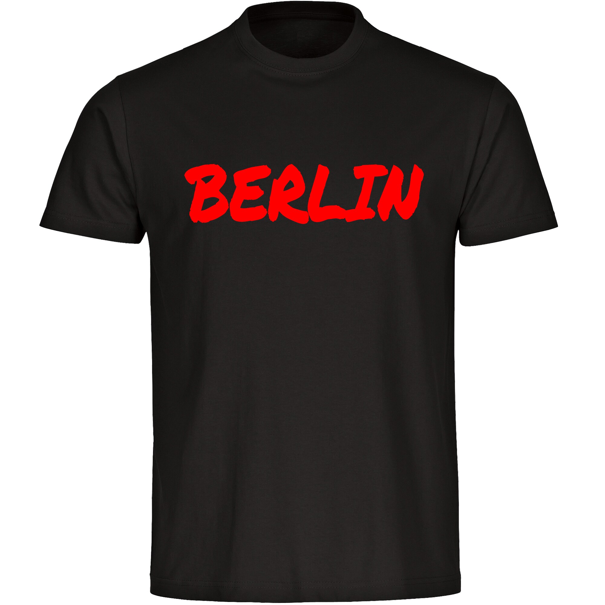 multifanshop Kinder T-Shirt - Berlin rot - Textmarker - Druck rot - Kind 