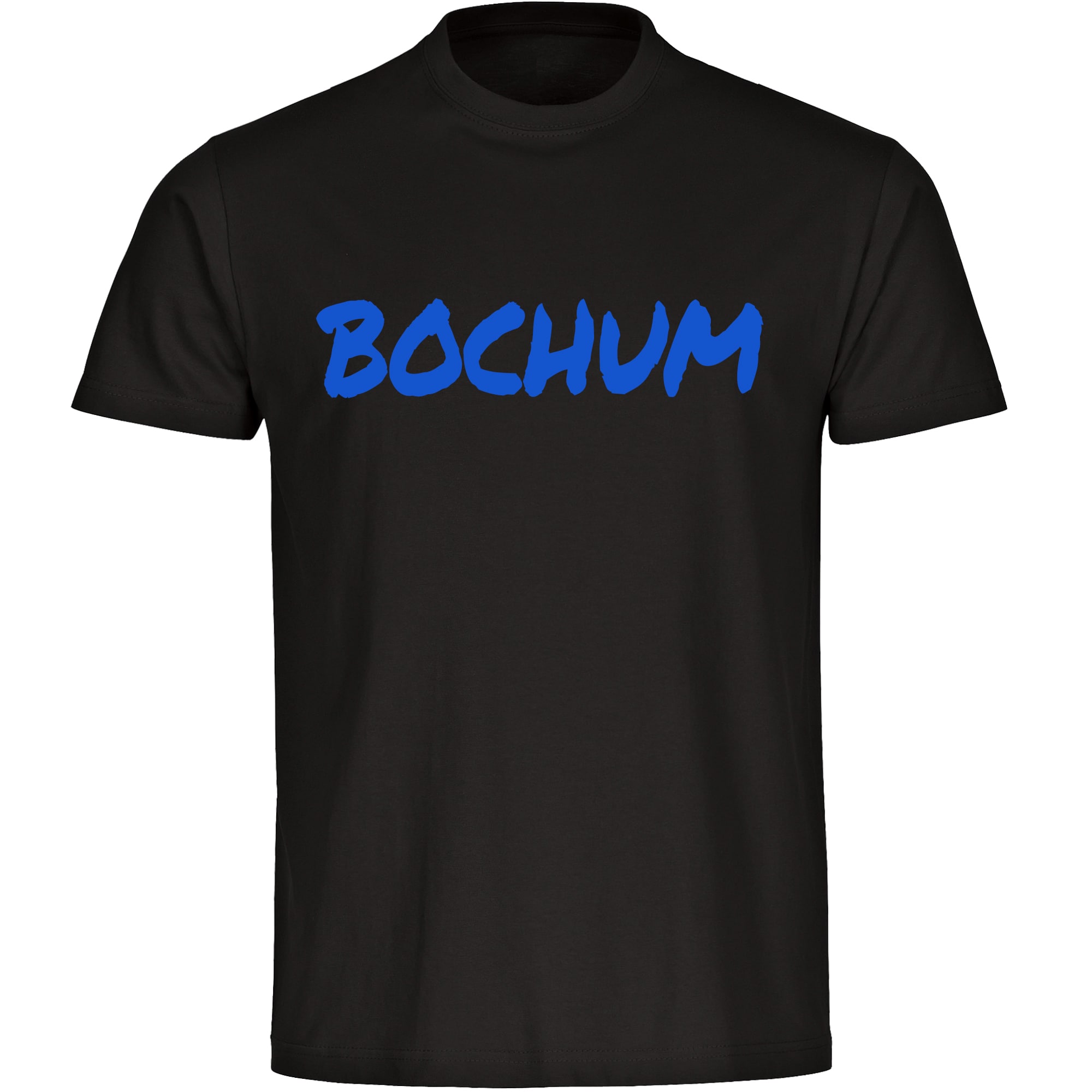 multifanshop Herren T-Shirt - Bochum - Textmarker - Druck blau - M&auml;nner 