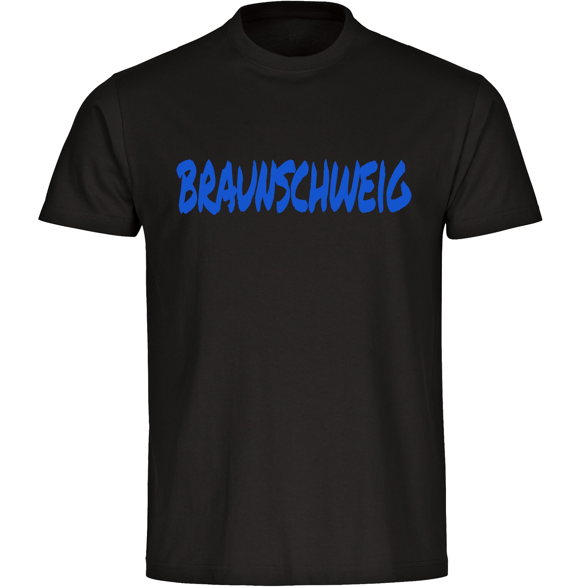 multifanshop Kinder T-Shirt - Braunschweig - Textmarker - Druck blau - Kind 