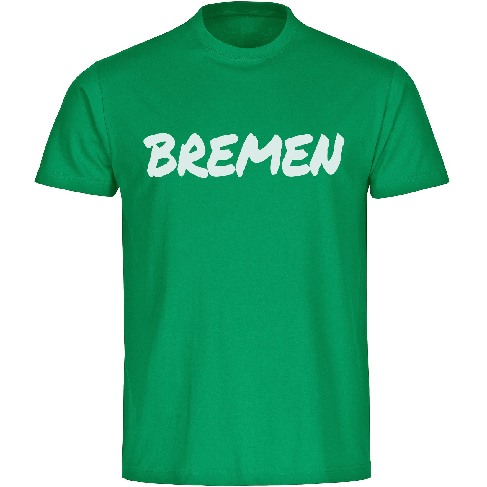 Herren T-Shirt - Bremen - Textmarker - Druck weiß - Männer