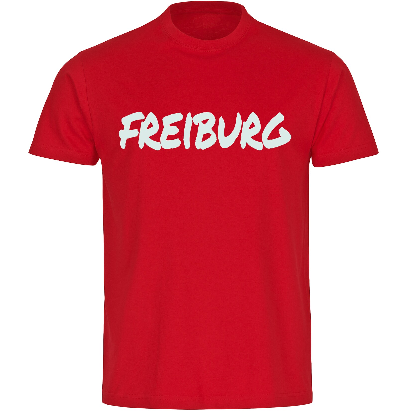 Herren T-Shirt - Freiburg - Textmarker - Druck weiß - Männer