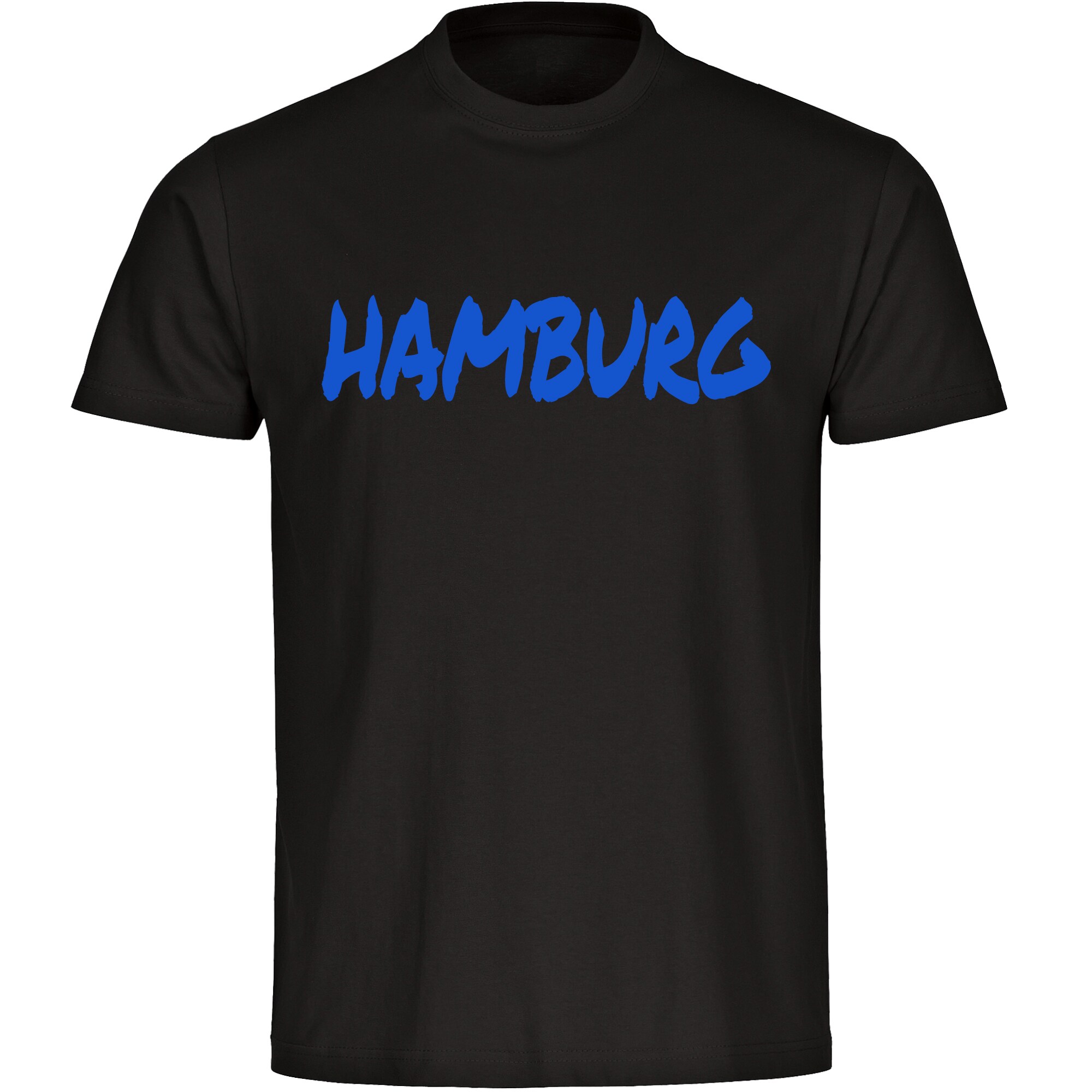 multifanshop Kinder T-Shirt - Hamburg - Textmarker - Druck blau - Kind 