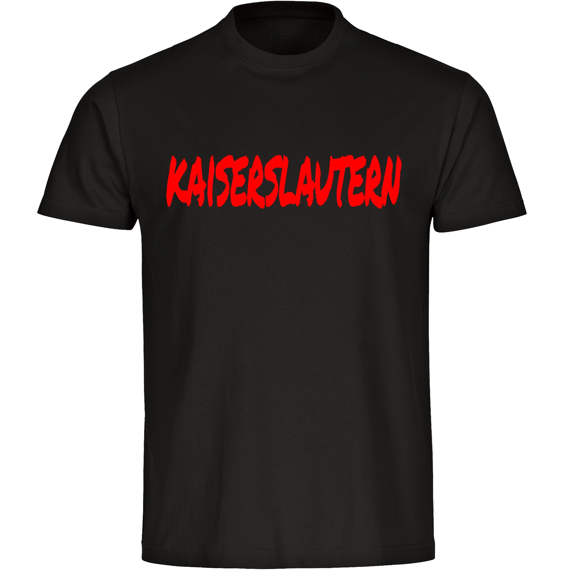 multifanshop Herren T-Shirt - Kaiserslautern - Textmarker - Druck rot - M&auml;nner 