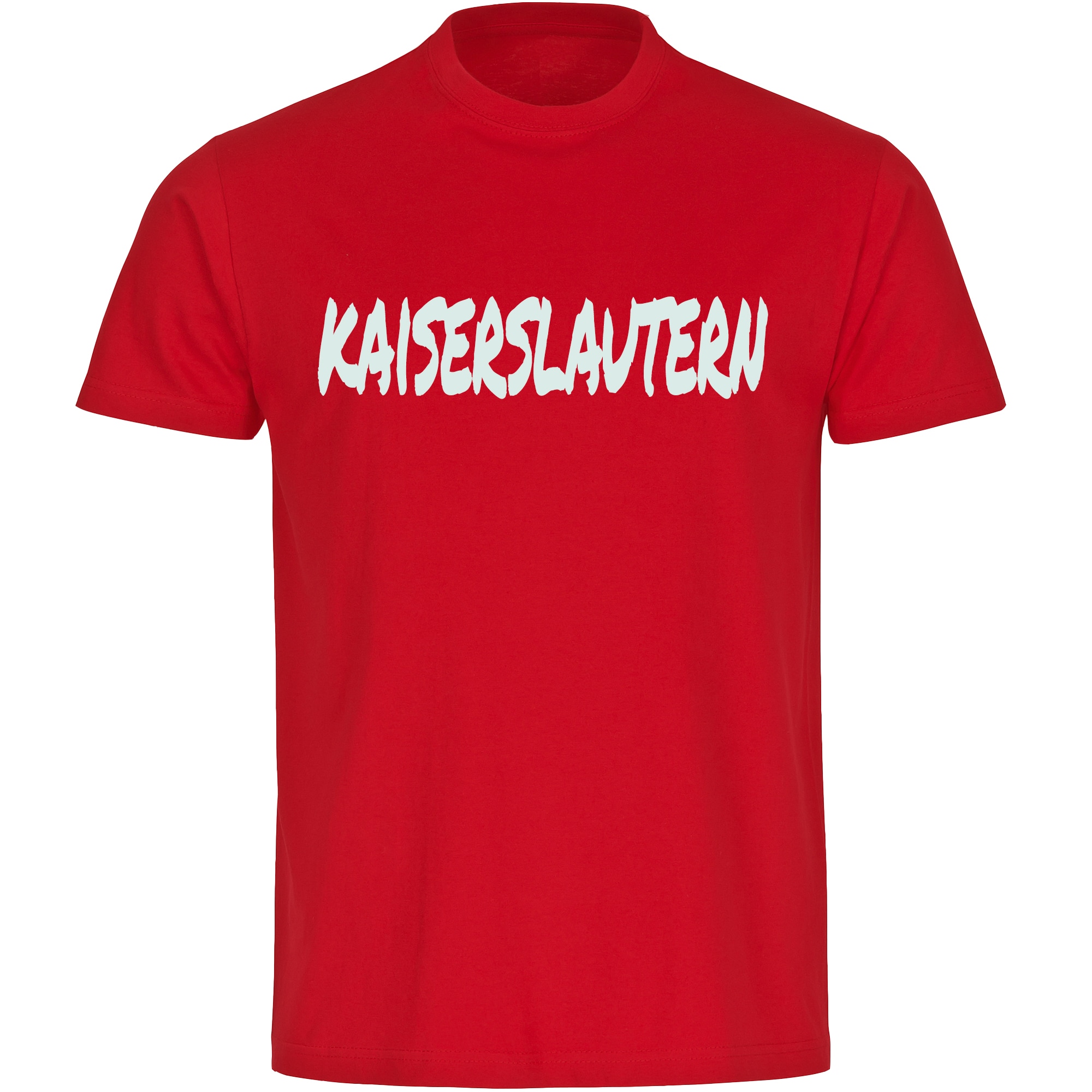 multifanshop Herren T-Shirt - Kaiserslautern - Textmarker - Druck wei&szlig; - M&auml;nner 