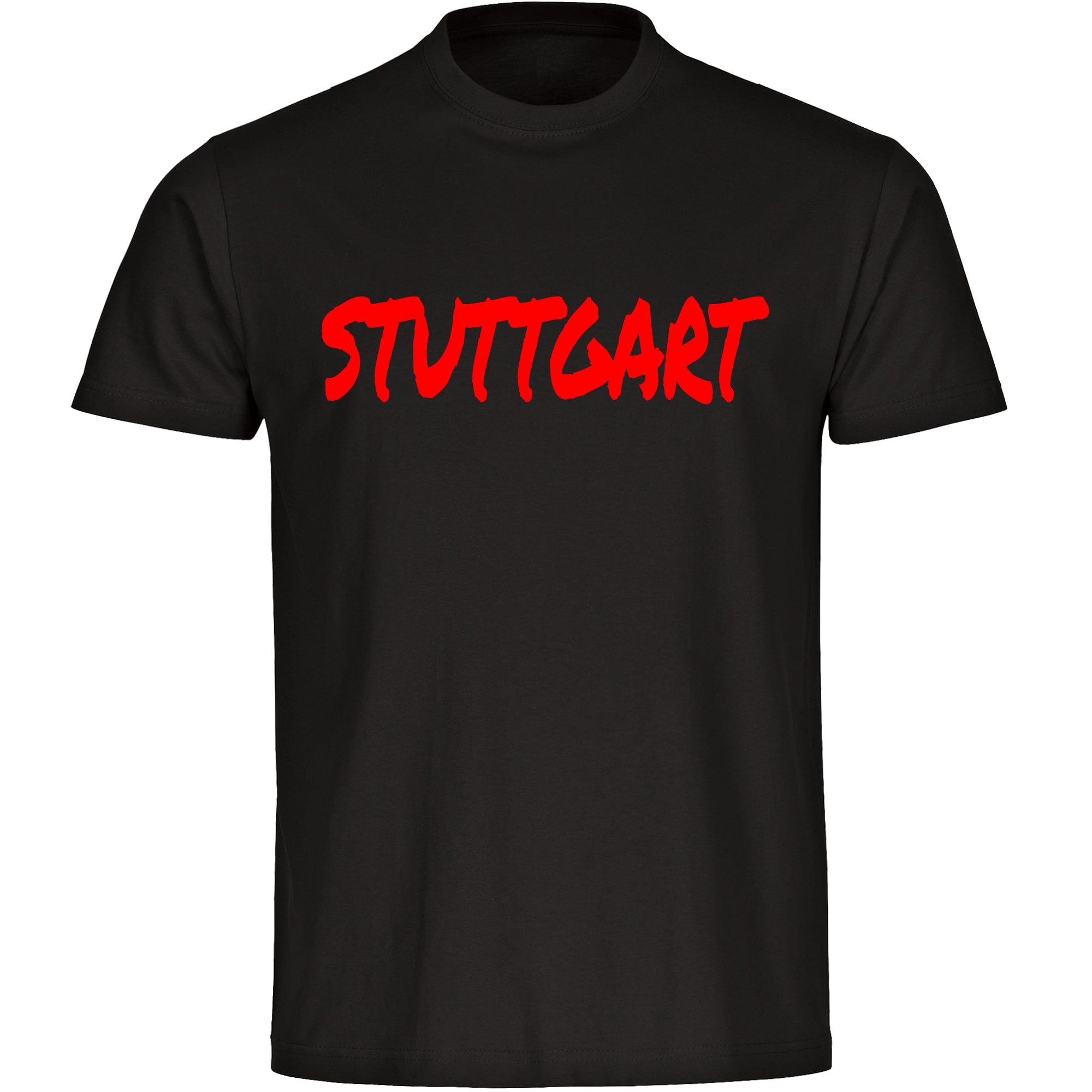multifanshop Kinder T-Shirt - Stuttgart - Textmarker - Druck rot - Kind 